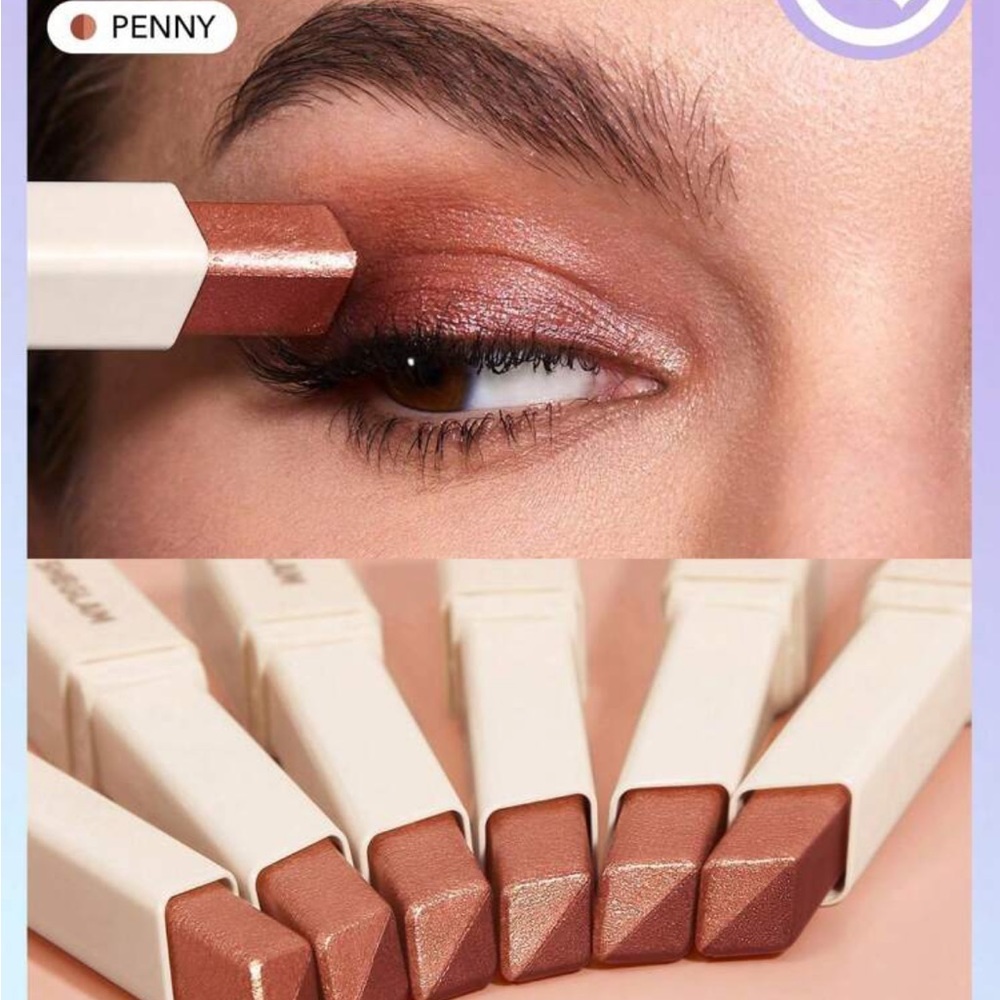 SHEGLAM Insta-Eyes Dual Tone Shadow Stick-Charm Gradient Two-Tone Glitter - Picture 9 of 11